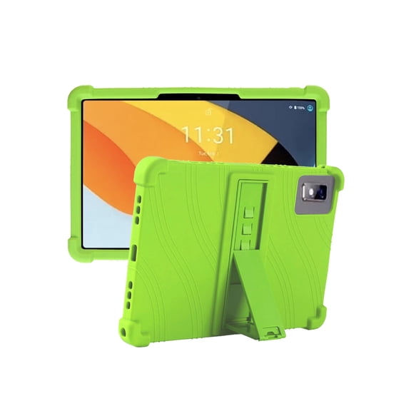 Silicone Case for BYYBUO A10 10 inch, Soft Flexible Shockproof Protective Tablet Cover, Anti-Scratch & Lightweight Slim Design-Green