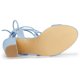 thumbnail image 5 of Sandalias de Tacón Alto Allegra K con cordones Talón Abierto Azul 37.5, 5 of 6