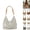 #C, variant on New Fashionable Handmade Woven Bag, Boho Cutout Flower Pattern Shoulder Bag for Shopping Beach Travel and Daily Use