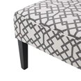 thumbnail image 4 of Christopher Knight Home Dejon Canapé Moderne en Tissu, Gris Géométrique / Noir Mat, 4 of 5