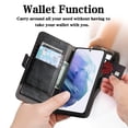 thumbnail image 4 of Feishell Business Wallet Case for Samsung Galaxy S23 Plus 6.6 inch,Premium PU Leather Full Protection Magnetic Buckle Flip Kickstand Shockproof Phone Case with ID Credit Card Slots,Black, 4 of 8