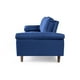 thumbnail image 5 of Sofá Cama de Lino Azul Modelo Mandela Makora, 5 of 8