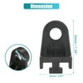 thumbnail image 4 of Unique Bargains 4pcs Electric Radiator Fan Mounting L-Shape Fan Bracket Feet Mount Universal for Car Truck SUV Radiator, 4 of 6