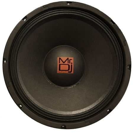 MR DJ PRODW1200 Subwoofer Black 600 Watt 12 PRO PA DJ Home Audio Raw Speaker 8 ohm Woofer