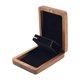 thumbnail image 1 of Organizador de joyas, caja para pendientes, madera maciza, terciopelo, elegantes collares y gemelos. Nuez, 1 of 9