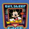 thumbnail image 3 of Mickey & Friends - Eat, Sleep, Game - Toddler And Youth Short Sleeve Graphic T-Shirt, 3 of 5