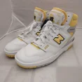 thumbnail image 1 of New Balance 650 Men's Sz 7.5 Mid-Top Sneakers White Yellow Lace Up Shoes w/ Box, 1 of 6