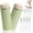 2*green, variant on 4-in-1 Leak Proof Travel Bottles with Pump for Shampoo and Lotion, Refillable Toiletry Container