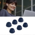 thumbnail image 4 of 3 Pairs Ear Tips Soft Silicone S M L Size Replacement Earbuds Cover for Galaxy Buds 2 SM R177 Blue, 4 of 5