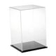 thumbnail image 1 of Caja de exhibición de acrílico de 1 pieza, modelo de protección a prueba de polvo, vitrina negra para colecciones , Hugo Estuche de exhibición de acrílico, 1 of 8