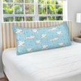 thumbnail image 5 of Cute Cartoon Kitty Cat Stars Blue Body Pillow Cover with Zipper, Soft and Cozy Fuzzy Fleece Body Pillow Case Cover 21 x 54 in, Plush Long Body Pillow Pillowcase Home Decor Gifts, 5 of 7