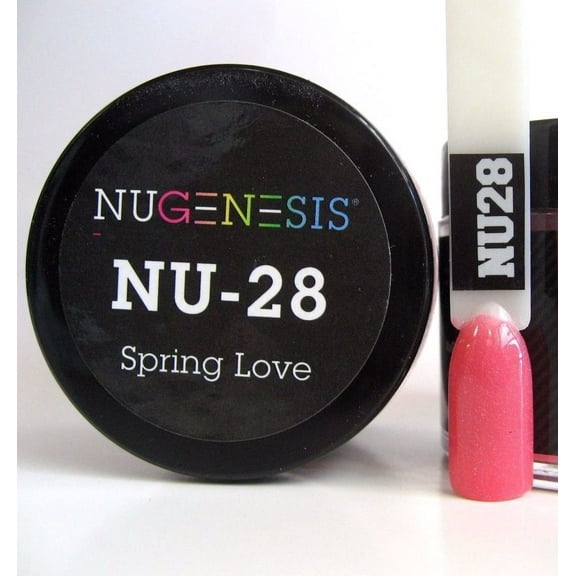 NUGENESIS Nail Color Dip Dipping Powder 1.5oz/jar - NU28 Spring Love