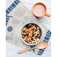 thumbnail image 3 of Blue Coastal Kitchen Dish Towels for Drying Dishes Set of 4, Vintage Ocean Nautical Starfish Coral Striped Waffle Weave Microfiber Hand Tea Bathroom Towels Quick Dry & Absorbent Towel 12x12, 3 of 7