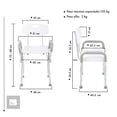 thumbnail image 3 of Silla de Ducha para Adulto Mayor Big Room Altura Ajustable Respaldo y Reposabrazos, 3 of 9