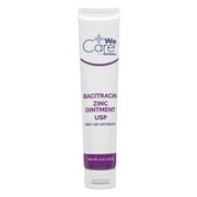 Dynarex Bacitracin Zinc Ointment USP - Burn Cream and Antibiotic Ointment for Minor Cuts, Diaper Rashes, Wound Care and First Aid, 4 oz. Tubes - 1 Case of 72 Tubes