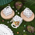 thumbnail image 5 of 16Pcs 3.1x2.4x4.3 Inch Mini Soccer Party Treat Boxes White Soccer Cardboard Boxes Candy Cookies Gift Paper Box with Handles, 5 of 6