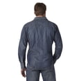 thumbnail image 2 of Camisa Wrangler, estilo retro, manga larga, manga larga, vaquera azul, 2 of 6