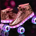 thumbnail image 1 of Nouveaux Patins à Roulettes Lumineux Colorés Rechargeables à DEL Patins à Roulettes à 4 Roues, 1 of 8