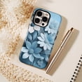 thumbnail image 6 of Artistic Blue 3D Paper Cut Floral iPhone Case, Compatible with iPhone 11/12/13/14/15/16 (Pro Max/Plus) for Art Lovers & Gift Seekers, 6 of 9