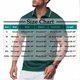 thumbnail image 3 of Blusa y camisa de manga corta con cuello vuelto para hombre, de verano, de malla, informal, holgada, con solapa y botones, de poliéster., 3 of 9