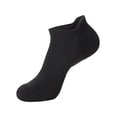 thumbnail image 3 of Hanes Moves Impact Zone Men's Cushioned Socks Pack, 4-Pair , X-Temp, Heel-Shield, Moisture Wicking Black 6-12, 3 of 4