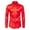 Red, variant on JURANMO Prime Sales Today Men's Shiny Satin Dress Shirts Slim Fit Long Sleeve Lapel Business T-Shirt Solid Color Button Down Wedding Party Prom Shirt White L