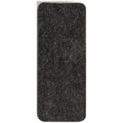 U Brands Side Magnetic Dry Erase Board Block Eraser, Thick Felt Bottom Surface, 2 x 5 x 1 Inches, White