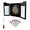 Black, variant on GSE Games & Sports Expert Solid Wood Dartboard Cabinet Set with Sisal Fiber Dartboard, Dart Scoreboard and 6 Steel Tip Darts for Target Game Indoor Game (Mahogany)