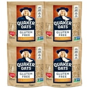 Quaker Old Fashioned Oatmeal, Gluten Free, Microwave or Cook on Stovetop, 1.5 lb Bags, 4 Pack