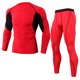 thumbnail image 1 of Sonducket Conjuntos de ropa interior térmica de invierno para hombre, Calzoncillos largos a prueba de viento, mallas elásticas de manga larga, traje para conjuntos de ropa Rojo SG Sonducket AP013580-08, 1 of 6