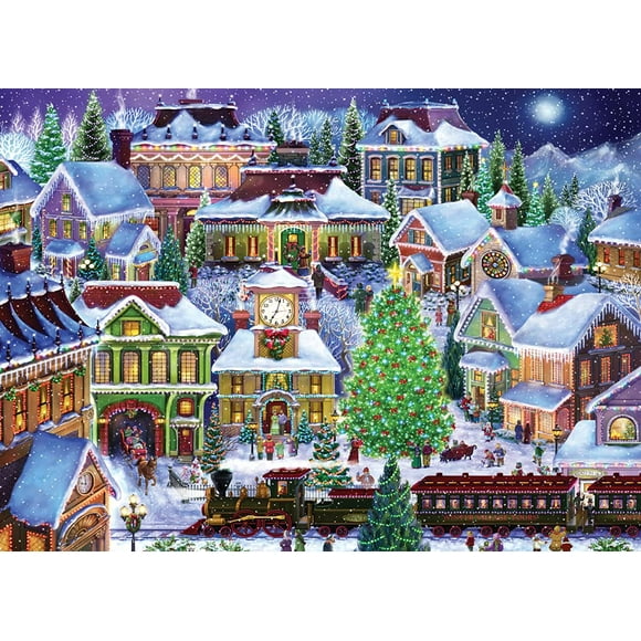 Vermont Christmas Company Christmas Village Jigsaw Puzzle 1000 Piece