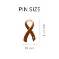 thumbnail image 3 of Large Brown Ribbon Pins, 3 of 3