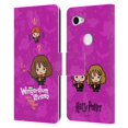 thumbnail image 1 of Head Case Designs Officially Licensed Harry Potter Deathly Hallows I Hermione Ron Spell Leather Book Wallet Case Cover Compatible with Google Pixel 3a, 1 of 6