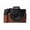 Coffee, variant on GadgetCom Camera Half Case Compatible with Panasonic Lumix G100K / G100D , Anti-Slip PU Leather Shell Protective Cover