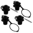 thumbnail image 3 of WHAMVOX 4 Pcs Kayaks Eight-hole Air Valve 4.00X3.50X3.50CM Black, 3 of 8