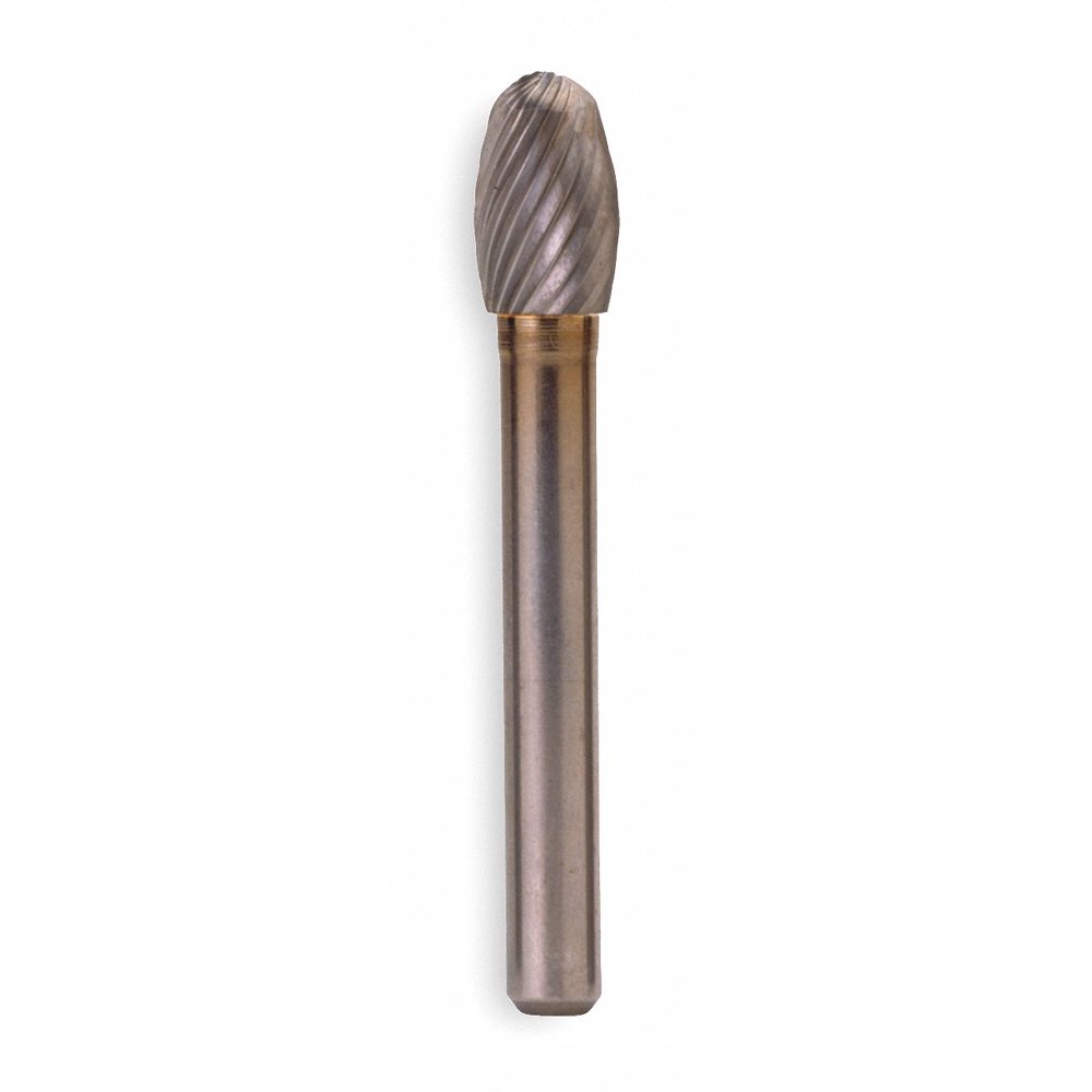 1/4" Carbide Bur, Egg, Single Cut, SE51