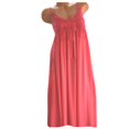thumbnail image 2 of IDALL Summer Dresses,Sundresses for Women Women's Casual Lace Hollow Sleeveless Loose Spaghetti Trap Tunic Dress Beach Dress,Sexy Dresses,Petite Dresses Pink Dress M, 2 of 8