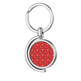 thumbnail image 1 of Porte-clés Rotatif notes de Musique saxoph Rouge en Métal, 1 of 2