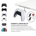 thumbnail image 4 of STARTIST Acrylic 2 Pcs Controller Bracket Gamepad Holder for Under Desk, Black 2 Pcs, 4 of 9