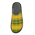 thumbnail image 3 of IAUYY Memory Foam House Slippers Suitable for Both Men and Women. Comfortable, Anti-Slip Plush Flat-Bottomed Slippers The Best Holiday Gift Yellow and Green Home Design, 3 of 9
