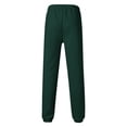 thumbnail image 3 of LEEy-world Pants for Men Men's Workout Pants Elastic Waist Jogging Running Pants for Men with Zipper Pockets Green,3XL, 3 of 4