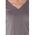 thumbnail image 3 of V Neck 3/4 Sleeve Cotton Tunic, 3 of 3