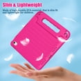 thumbnail image 4 of BMOUO Kids Case for iPad (A16) 11th Generation 11 Inch 2025, iPad 10th Generation 10.9" 2022 with Built-in Screen Protector Durable Shockproof Lightweight Handle Cover for iPad 10/11 Gen, Rose, 4 of 8