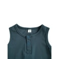 thumbnail image 4 of xiaxaixu Baby Tank + Shorts, Elastic Waist with Pockets, Button Decoration, 4 of 9