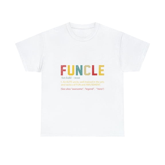 Mens Funcle Definition Funny Gift for Uncle Present Vintage T-Shirt