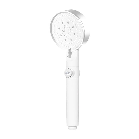Gnmfd 5-Speed Shower Head Booster, High Pressure Bathroom Handheld Shower Sprayer, Water-Saving Adjustable Spray Modes for Relaxing Home Bath Experience and Low Water Pressure Systems