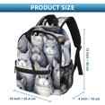 thumbnail image 2 of Cat Cute Book Bag with Adjustable Shoulder Strap, Large Capacity, Printed Design - Cute Accessories Backpack, 2 of 6