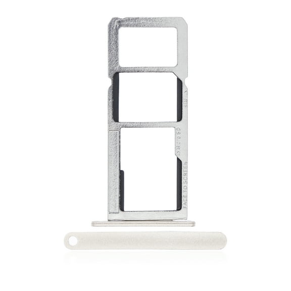 Replacement Dual Sim Card Tray Compatible For Motorola Moto E5 Play (XT1921 / 2018) (Gold)