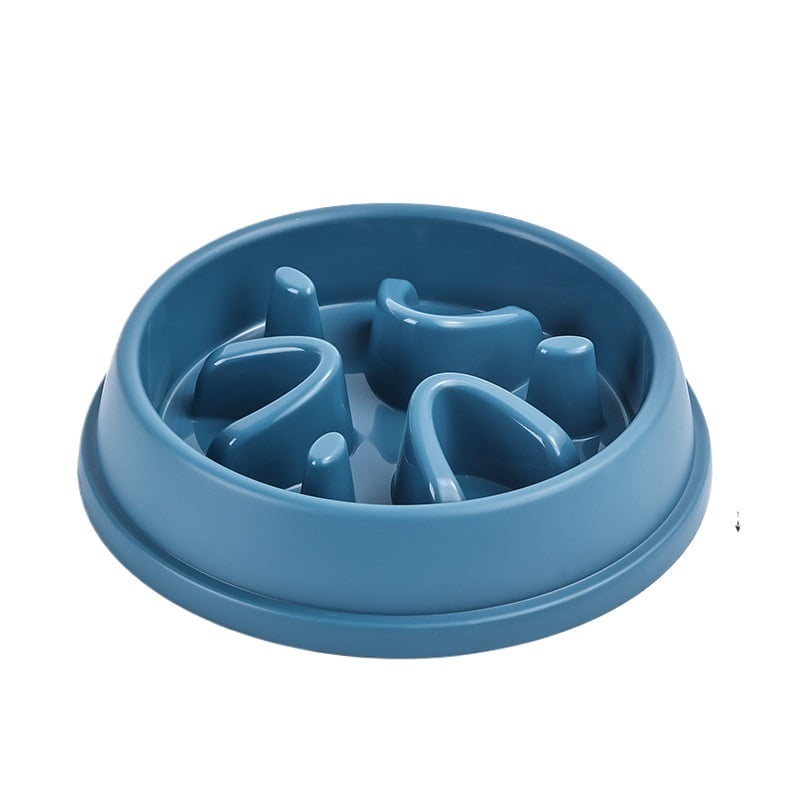 Slow Feeder Pet Bowl, Anti-Choking Dog Bowl, Non-Slip Anti-Spill Cat Slow Eating Bowl