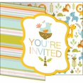 thumbnail image 1 of Creative Party Invitations d'Animaux de la Jungle « You're Invité » (Lot de 8), 1 of 1